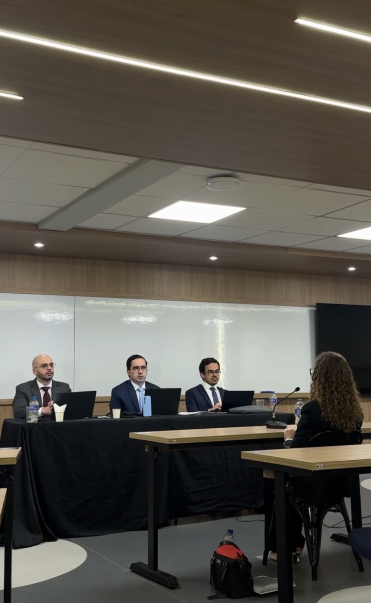 Arguição em banca no curso presencial